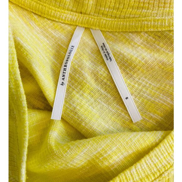 Anthropologie Damiana Yellow Dolman Sleeve Top Small - Picture 6 of 9